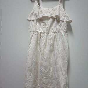 Cat & Jack Girls White Dress